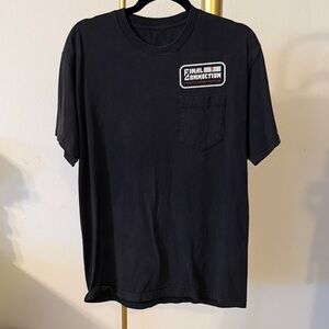 Vintage Final Connection Black Men's Short Sleeve Tee